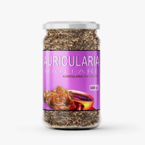 Auricularia Kavanoz Öğütülmüş